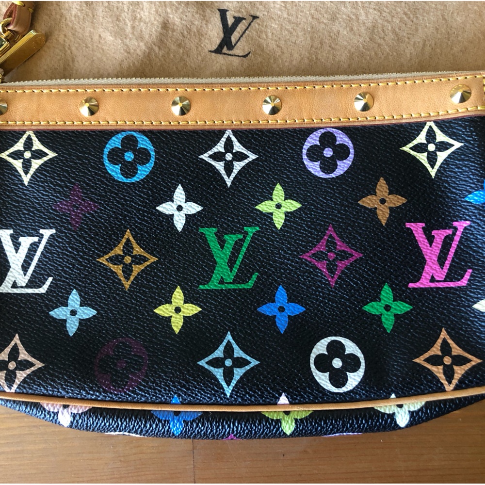 Louis Vuitton multicolored pochette - Picture 3 of 7